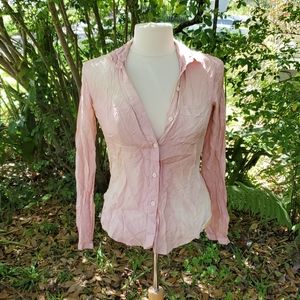 🍬Cotton candy clouds silk blouse